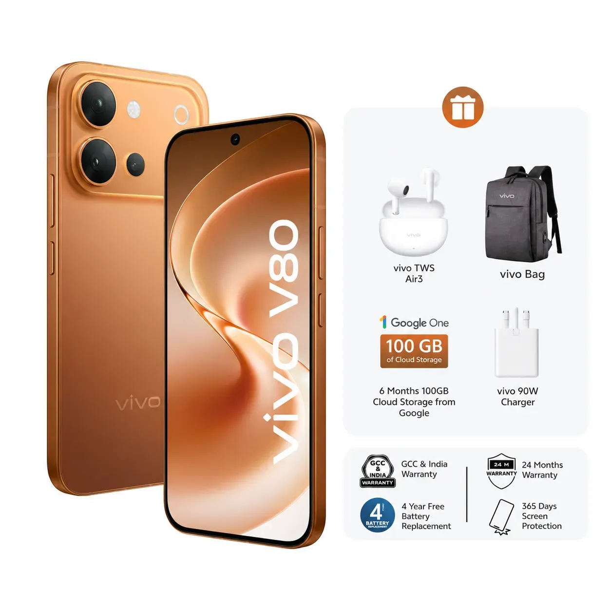 V80 Orange /24GB*(8+16)+256GB