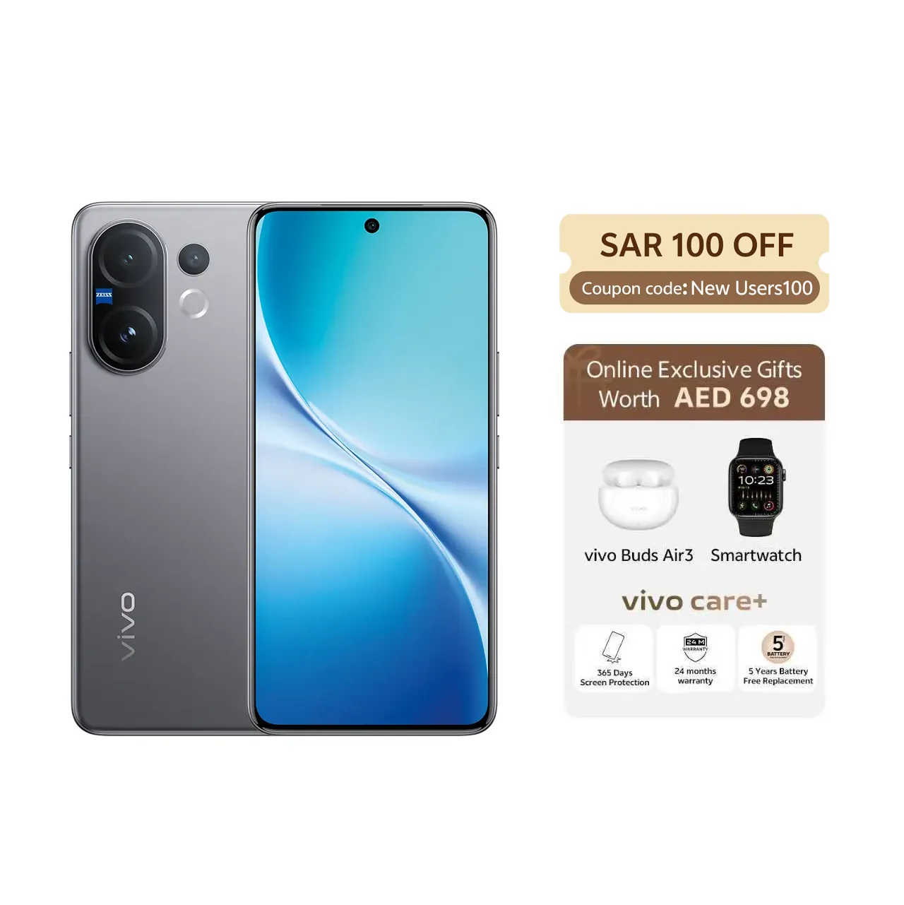 vivo V60 5G 12GB+256GB Gray_1