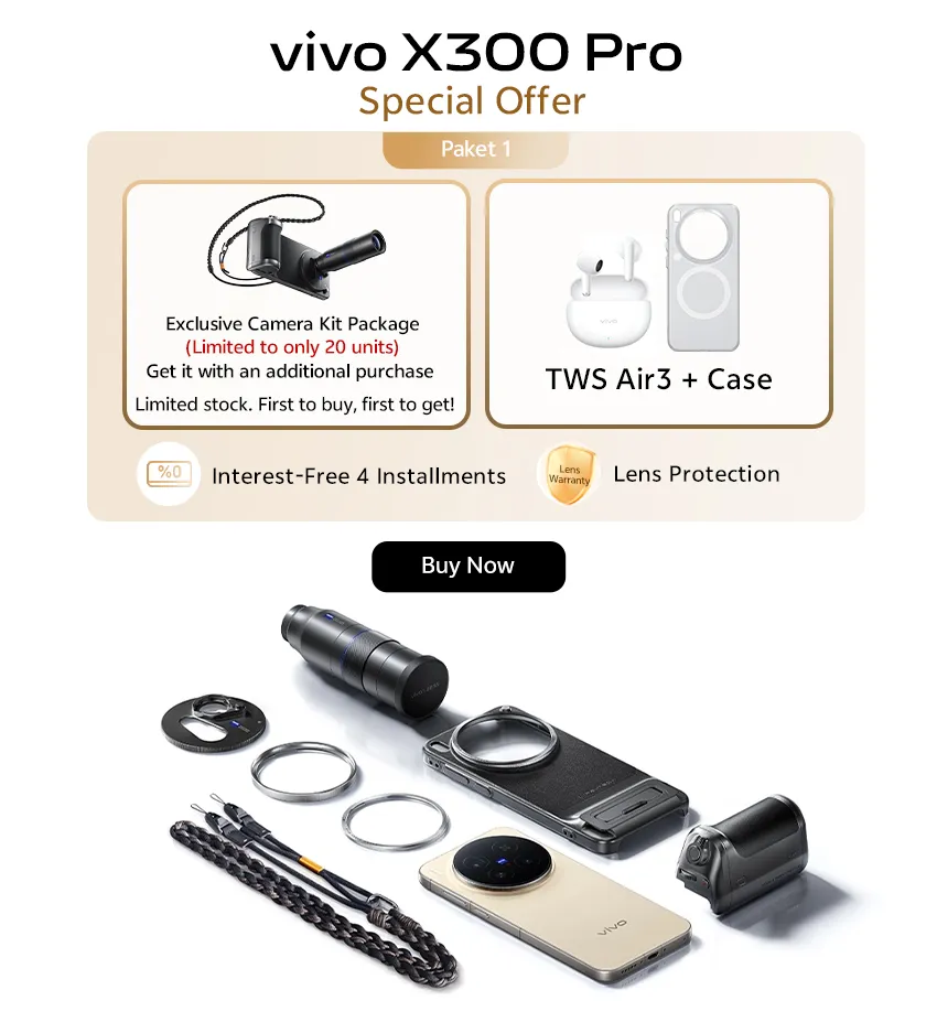 vivo X300 Pro Special offer banner