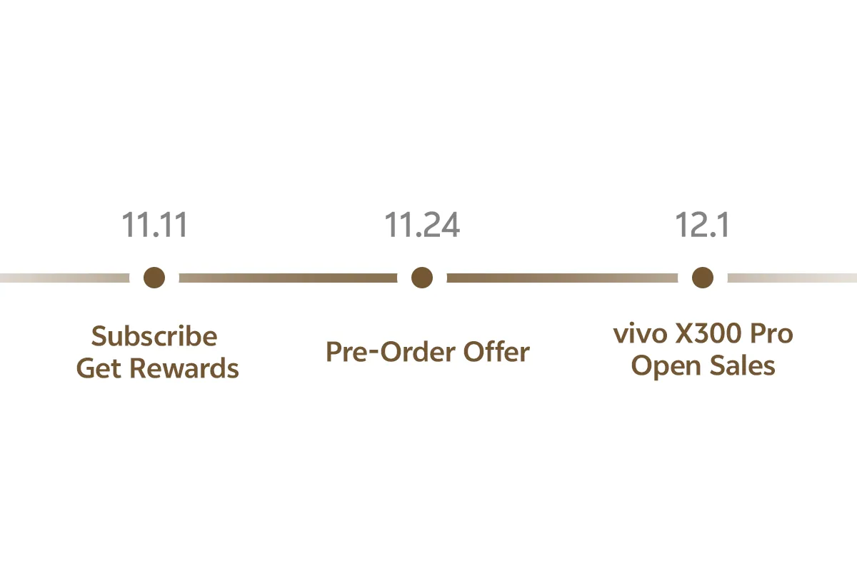 vivo X300 Pro launch timeline